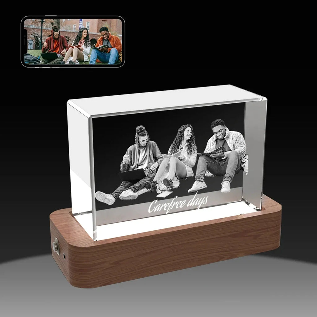 Custom 2D Photo Crystal Frame – Landscape